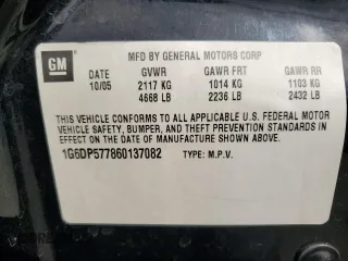 2006 Cadillac CTS with VIN 1G6DP577860137082, listed as a Copart auction lot 77769444 with 220,466 mi miles and Salvage Title. Bid and sale history available at carsss.com. Image 13.