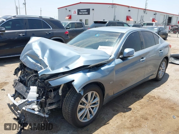 2015 Infiniti Q50 z VIN JN1BV7AP2FM357716, wystawiony jako IAAI lot #42504273 z przebiegiem 74 608 mil mil oraz . Historia ofert i sprzedaży dostępna na DreamBid. Obrazek 18.