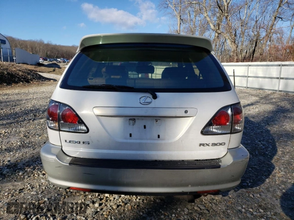 2001 Lexus RX 300 with VIN JTJHF10U410184187, listed as a Copart auction lot 83488384 with 264,053 mi miles and Clean Title. Bid and sale history available at carsss.com. Image 6.