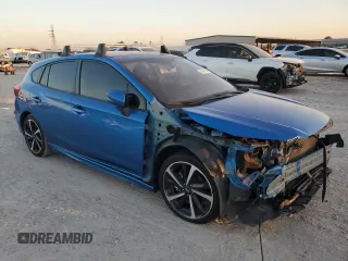 2020 Subaru Impreza Special Sports with VIN 4S3GTAM62L3702303, listed as a Copart auction lot 80070144 with 78,777 mi miles and Salvage title. Bid and sale history available at DreamBid. Image 4.