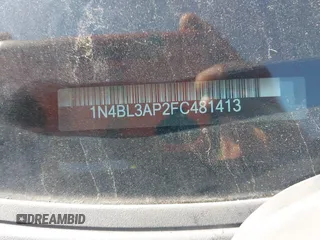 2015 Nissan Altima SL with VIN 1N4BL3AP2FC481413, listed as a IAAI auction lot 42079875 with 176,513 mi miles and . Bid and sale history available at carsss.com. Image 9.