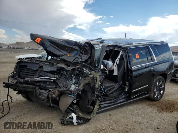 2020 GMC Yukon Denali with VIN 1GKS2CKJ2LR106609, listed as a Copart auction lot 60164774 with 0 mi miles and Salvage Title. Bid and sale history available at carsss.com. Image 1.
