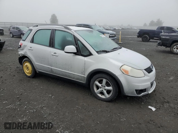 2008 Suzuki SX4 with VIN JS2YB413185110475, listed as a Copart auction lot 81915224 with 124,683 mi miles and Salvage Title. Bid and sale history available at carsss.com. Image 4.