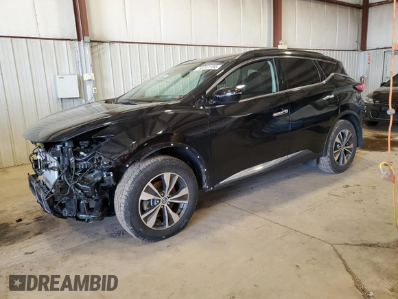 2020 Nissan Murano SV with VIN 5N1AZ2BS3LN170439, listed as a Copart auction lot 50341155 with 34,906 mi miles and Salvage Title. Bid and sale history available at DreamBid. Image 1.