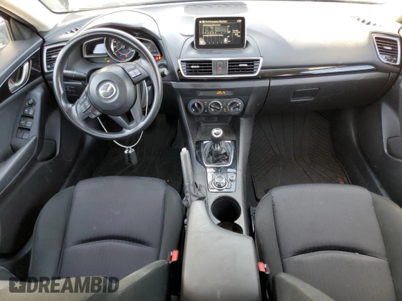 2016 Mazda 3 i Sport with VIN JM1BM1J73G1286624, listed as a Copart auction lot 44463245 with 120,780 mi miles and Salvage Title. Bid and sale history available at DreamBid. Image 8.