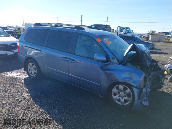 2007 Kia Sedona EX with VIN KNDMB233176188287, listed as a IAAI auction lot 41354340 with 1 mi miles. Bid and sale history available at carsss.com. Image 1.