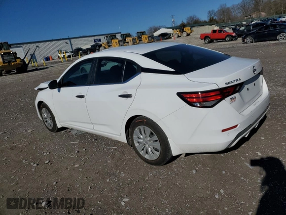 2024 Nissan Sentra S with VIN 3N1AB8BV4RY207339, listed as a Copart auction lot 48659585 with 4,898 mi miles and Salvage Title. Bid and sale history available at DreamBid. Image 2.