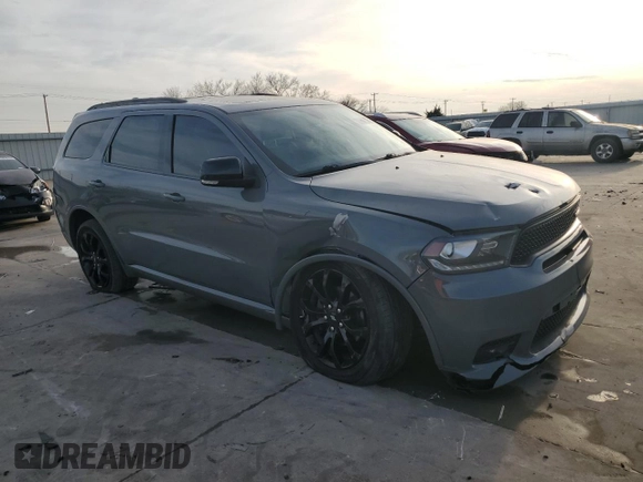 2020 Dodge Durango GT с VIN 1C4RDJDG9LC349797, выставлен на аукционе Copart как лот 42848015 с пробегом 89 914 миль миль и Списание • Salvage title. История ставок и продаж доступна на DreamBid. Изображение 4.