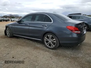 2015 Mercedes-Benz C 300 with VIN 55SWF4JB7FU072936, listed as a Copart auction lot 49682475 with 122,269 mi miles and Salvage Title. Bid and sale history available at carsss.com. Image 2.