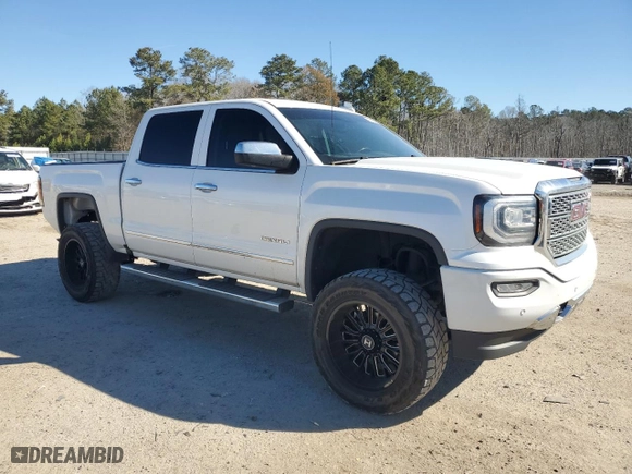 2018 GMC Sierra 1500 Denali with VIN 3GTU2PEC9JG299248, listed as a Copart auction lot 42363545 with 129,029 mi miles and Salvage Title. Bid and sale history available at carsss.com. Image 4.