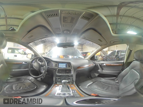 2015 Audi Q7 Premium with VIN WA1CGAFE0FD025722, listed as a Copart auction lot 48874585 with 105,663 mi miles and Salvage title. Bid and sale history available at DreamBid. Image 14.
