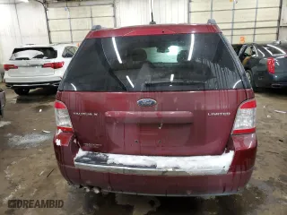 2008 Ford Taurus X Limited with VIN 1FMDK03W08GA12577, listed as a Copart auction lot 88160075 with 0 mi miles and Salvage Title. Bid and sale history available at carsss.com. Image 6.
