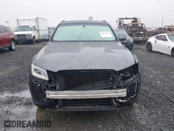 2015 Audi Q5 Premium Plus with VIN WA1DGAFP6FA081672, listed as a IAAI auction lot 41296139 with 93,376 mi miles. Bid and sale history available at carsss.com. Image 13.