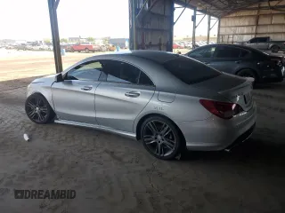 2015 Mercedes-Benz CLA 250 with VIN WDDSJ4EB2FN181305, listed as a Copart auction lot 55330535 with 115,292 mi miles and Salvage Title. Bid and sale history available at DreamBid. Image 2.