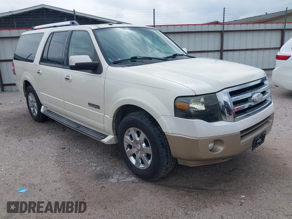2008 Ford Expedition EL Limited with VIN 1FMFK19578LA13925, listed as a IAAI auction lot 41994285 with 212,507 mi miles. Bid and sale history available at carsss.com. Image 1.