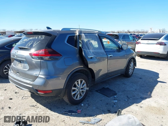 2019 Nissan Rogue SV with VIN JN8AT2MT5KW505497, listed as a IAAI auction lot 41722539 with Not Provided miles and . Bid and sale history available at DreamBid. Image 4.