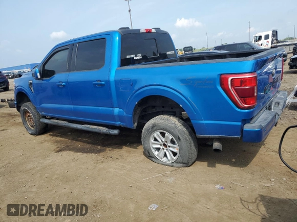 2021 Ford F-150 XL with VIN 1FTFW1E58MKE48631, listed as a Copart auction lot 61409595 with 36,388 mi miles and Salvage title. Bid and sale history available at DreamBid. Image 2.