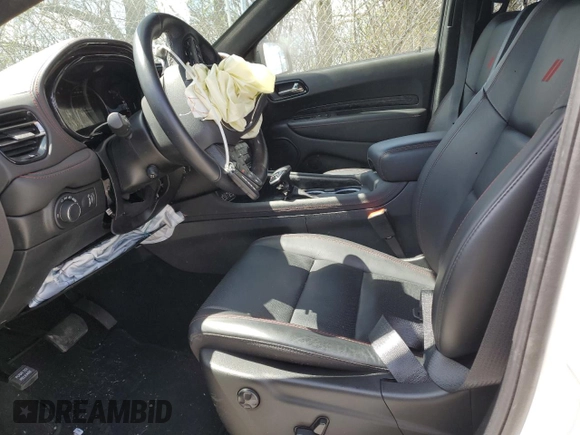 2024 Dodge Durango R/T Premium с VIN 1C4SDJCT0RC144698, выставлен на аукционе Copart как лот 52280865 с пробегом 11 249 миль миль и Списание • Salvage title. История ставок и продаж доступна на DreamBid. Изображение 7.