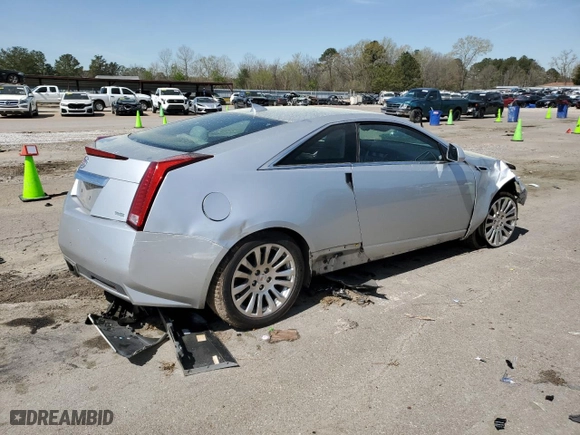 2012 Cadillac CTS Coupe Performance with VIN 1G6DJ1E37C0148306, listed as a Copart auction lot 49422845 with 76,965 mi miles and Salvage Title. Bid and sale history available at carsss.com. Image 3.