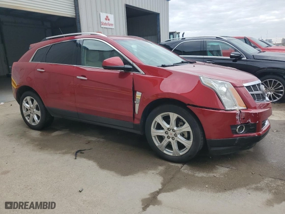 2010 Cadillac SRX Performance Collection with VIN 3GYFNBEY4AS554619, listed as a Copart auction lot 45808725 with 124,333 mi miles and Salvage Title. Bid and sale history available at carsss.com. Image 4.