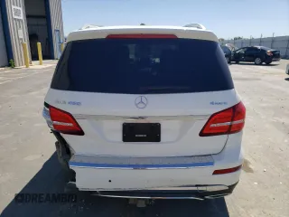 2017 Mercedes-Benz GLS 450 with VIN 4JGDF6EE5HA923180, listed as a Copart auction lot 54255004 with 79,693 mi miles and Salvage Title. Bid and sale history available at DreamBid. Image 6.