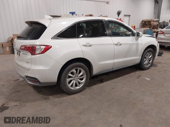 2016 Acura RDX Tech Pkg with VIN 5J8TB4H56GL018592, listed as a IAAI auction lot 41091796 with 101,569 mi miles. Bid and sale history available at carsss.com. Image 4.