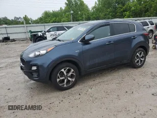 2021 Kia Sportage LX z VIN KNDPMCAC3M7875325, wystawiony jako Copart lot #58910705 z przebiegiem 49 312 mil mil oraz Szkoda całkowita • Salvage title. Historia ofert i sprzedaży dostępna na DreamBid. Obrazek 1.