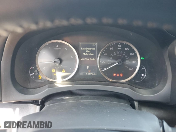 2020 Lexus IS 300 with VIN JTHDA1D26L5106796, listed as a Copart auction lot 61302775 with 63,600 mi miles and Salvage title. Bid and sale history available at DreamBid. Image 9.