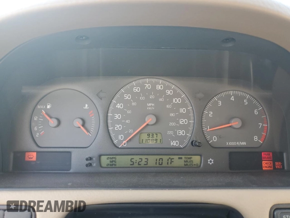 2000 Volvo V70 z VIN YV1LW61J1Y2714297, wystawiony jako Copart lot #60986905 z przebiegiem 110 891 mil mil oraz Szkoda całkowita • Salvage title. Historia ofert i sprzedaży dostępna na DreamBid. Obrazek 9.