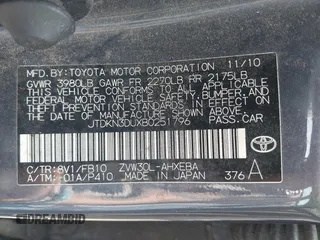 2011 Toyota Prius I z VIN JTDKN3DUXB0251796, wystawiony jako IAAI lot #42415321 z przebiegiem 250 239 mil mil oraz . Historia ofert i sprzedaży dostępna na DreamBid. Obrazek 9.