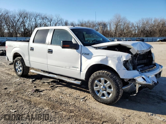 2014 Ford F-150 XL with VIN 1FTFW1ET1EFC08071, listed as a Copart auction lot 47290205 with 151,359 mi miles and Salvage Title. Bid and sale history available at carsss.com. Image 4.