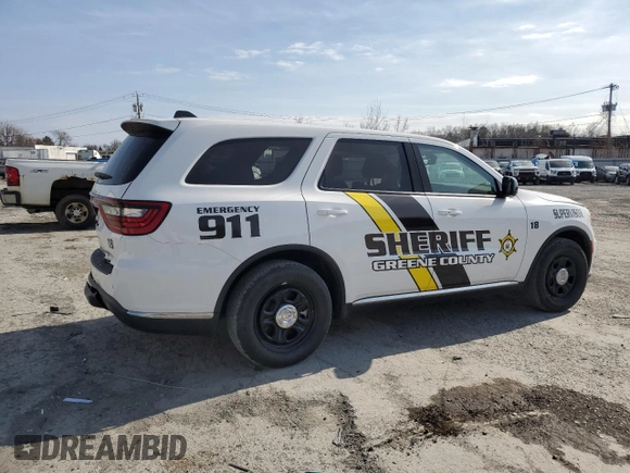 2024 Dodge Durango Special Service with VIN 1C4RDJFG5RC249637, listed as a Copart auction lot 49053505 with 835 mi miles and Salvage title. Bid and sale history available at DreamBid. Image 3.