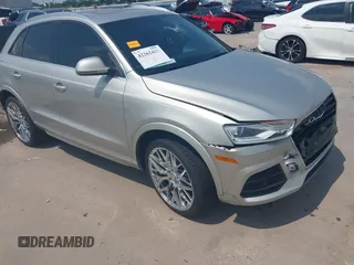 2016 Audi Q3 Premium Plus z VIN WA1EFCFS3GR002758, wystawiony jako IAAI lot #42262429 z przebiegiem 134 850 mil mil oraz . Historia ofert i sprzedaży dostępna na DreamBid. Obrazek 1.