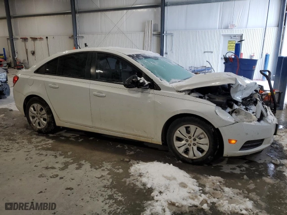 2013 Chevrolet Cruze LS with VIN 1G1PA5SG9D7186162, listed as a Copart auction lot 87816555 with 131,394 mi miles and Salvage Title. Bid and sale history available at carsss.com. Image 4.