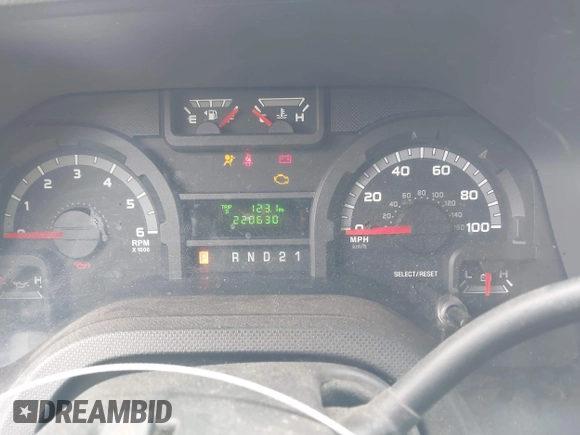 2009 Ford Econoline Cargo Commercial with VIN 1FTNE14W49DA93428, listed as a IAAI auction lot 41641859 with 220,630 mi miles and . Bid and sale history available at DreamBid. Image 7.
