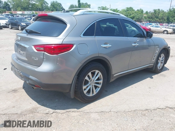 2009 Infiniti FX with VIN JNRAS18W89M154927, listed as a IAAI auction lot 42661420 with 205,611 mi miles and . Bid and sale history available at DreamBid. Image 4.