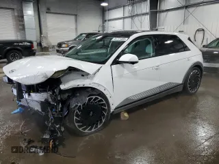 2024 Hyundai Ioniq 5 Limited z VIN KM8KRDDF0RU309277, wystawiony jako Copart lot #45731485 z przebiegiem 6 032 mil mil oraz Szkoda całkowita • Salvage title. Historia ofert i sprzedaży dostępna na DreamBid. Obrazek 1.