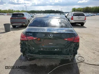 2022 Mercedes-Benz C 300 with VIN W1KAF4GB2NR050618, listed as a Copart auction lot 52556855 with 78,281 mi miles and Salvage title. Bid and sale history available at DreamBid. Image 6.
