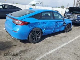2025 Honda Civic Sport z VIN 19XFL2H82SE007212, wystawiony jako Copart lot #52931515 z przebiegiem 5296 mil mil oraz Szkoda całkowita • Salvage title. Historia ofert i sprzedaży dostępna na DreamBid. Obrazek 3.