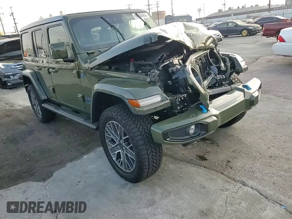 2024 Jeep Wrangler High Altitude z VIN 1C4RJXU68RW152890, wystawiony jako Copart lot #86656484 z przebiegiem 984 mil mil oraz Szkoda całkowita • Salvage title. Historia ofert i sprzedaży dostępna na DreamBid. Obrazek 11.