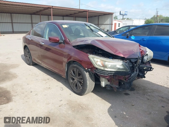 2014 Honda Accord LX with VIN 1HGCR2F31EA053633, listed as a IAAI auction lot 42056856 with Not Provided miles and . Bid and sale history available at carsss.com. Image 1.
