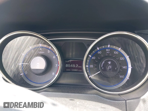 2013 Hyundai Sonata Limited with VIN 5NPEC4AC1DH583846, listed as a IAAI auction lot 42219947 with 120,889 mi miles and . Bid and sale history available at DreamBid. Image 7.