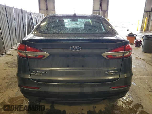 2020 Ford Fusion Titanium with VIN 3FA6P0SU2LR247505, listed as a Copart auction lot 58036325 with 73,658 mi miles and Salvage title. Bid and sale history available at DreamBid. Image 6.