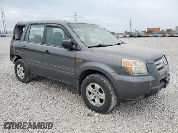 2007 Honda Pilot LX z VIN 2HKYF18197H540268, wystawiony jako Copart lot #59810015 z przebiegiem 201 916 mil mil oraz Szkoda całkowita • Salvage title. Historia ofert i sprzedaży dostępna na DreamBid. Obrazek 4.