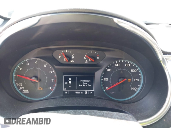 2020 Chevrolet Malibu LT with VIN 1G1ZD5ST4LF106218, listed as a IAAI auction lot 41917505 with 75,598 mi miles and . Bid and sale history available at DreamBid. Image 7.