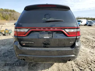 2022 Dodge Durango GT Plus with VIN 1C4RDJDG0NC219345, listed as a Copart auction lot 45709325 with 57,736 mi miles and Salvage Title. Bid and sale history available at DreamBid. Image 6.