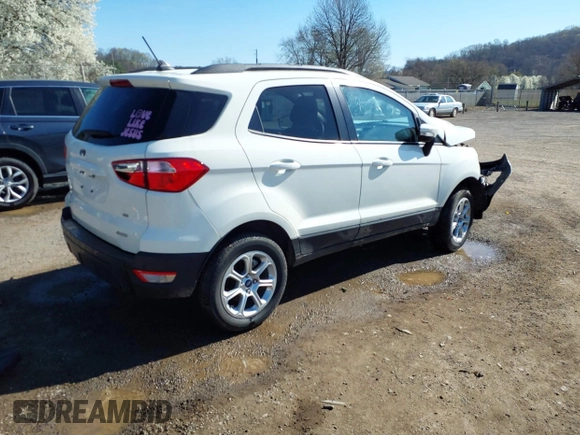 2022 Ford EcoSport SE with VIN MAJ6S3GL8NC472500, listed as a IAAI auction lot 41994591 with 17,209 mi miles and . Bid and sale history available at DreamBid. Image 4.