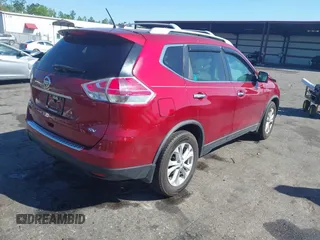 2016 Nissan Rogue SV with VIN KNMAT2MT0GP644465, listed as a IAAI auction lot 41898259 with 93,566 mi miles. Bid and sale history available at carsss.com. Image 4.