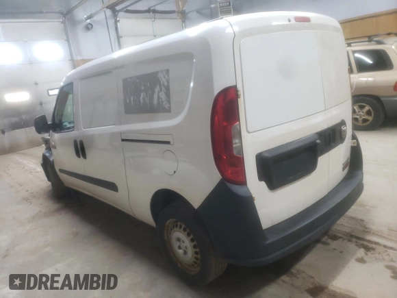 2017 Ram ProMaster City Cargo Tradesman with VIN ZFBERFAB7H6E12915, listed as a Copart auction lot 61928425 with 178,266 mi miles and Clean title. Bid and sale history available at DreamBid. Image 2.
