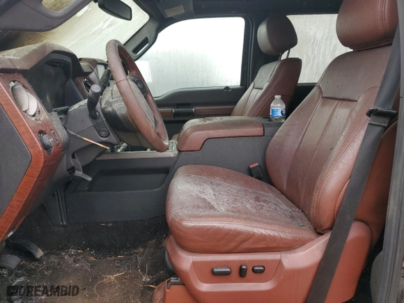 2014 Ford Super Duty F-350 SRW XLT with VIN 1FT8W3BTXEEA72487, listed as a Copart auction lot 43737135 with 0 mi miles and Salvage Title. Bid and sale history available at carsss.com. Image 7.